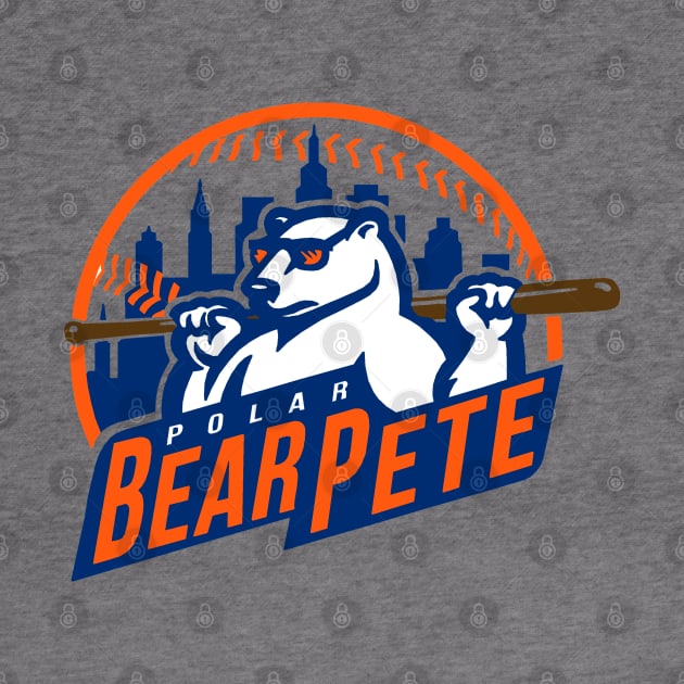 Polar Bear Pete, Pete Alonso | New York Mets by FanSwagUnltd